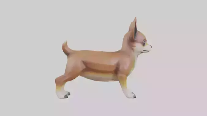 Chihuahua statue model