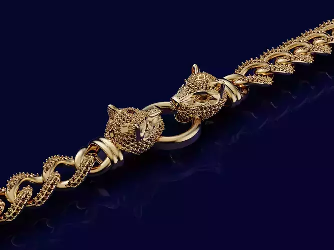 Tiger chain bracelet