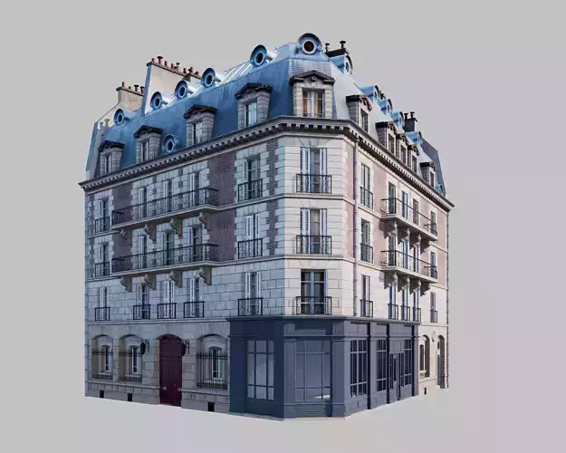 Parisian street corner