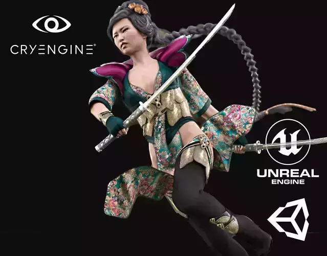 Warrior Queen - Game Ready