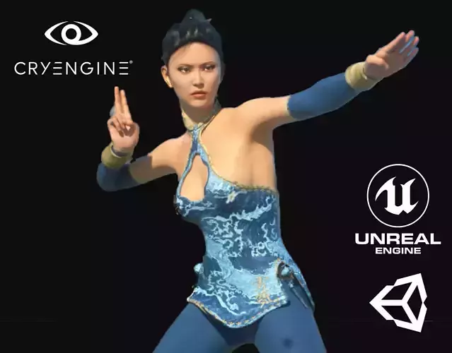 Female Chinese - Game Ready