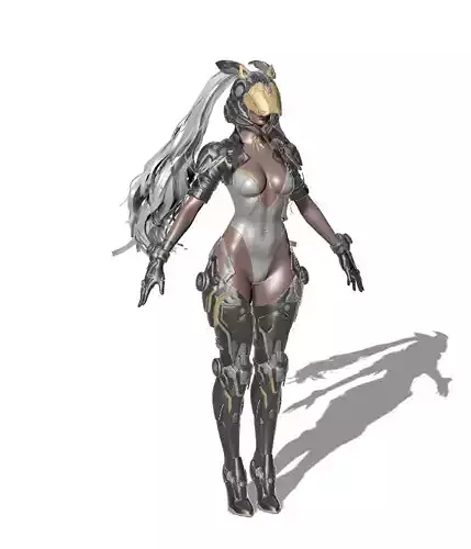 Cyberpunk style beauty