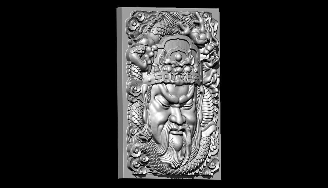 GUAN GONG  3D print model_2