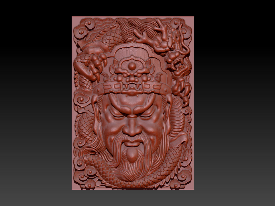 GUAN GONG  3D print model_7