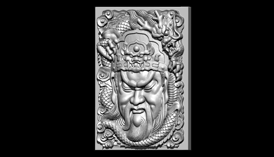 GUAN GONG  3D print model_1