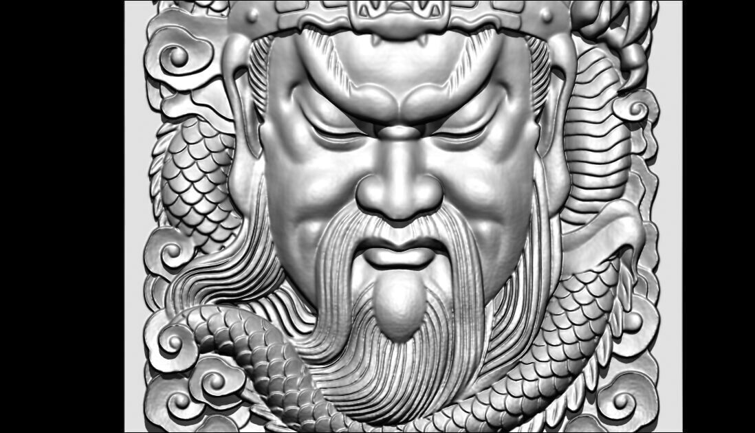 GUAN GONG  3D print model_4