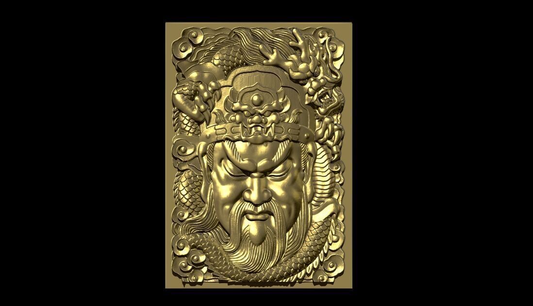 GUAN GONG  3D print model_5
