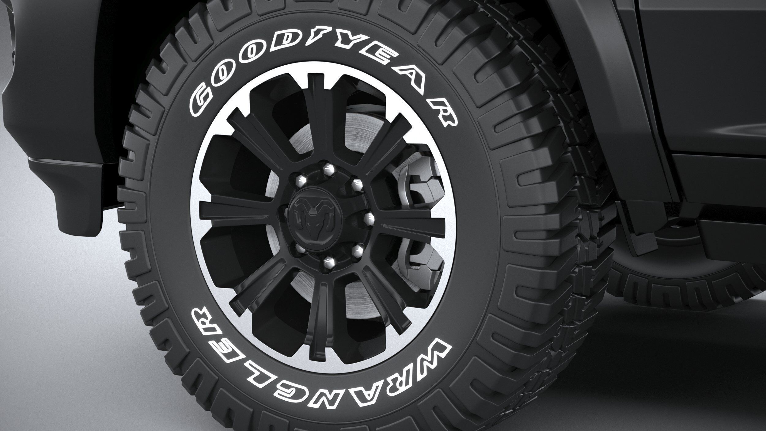 RAM Heavy Duty 2025 3D model_16