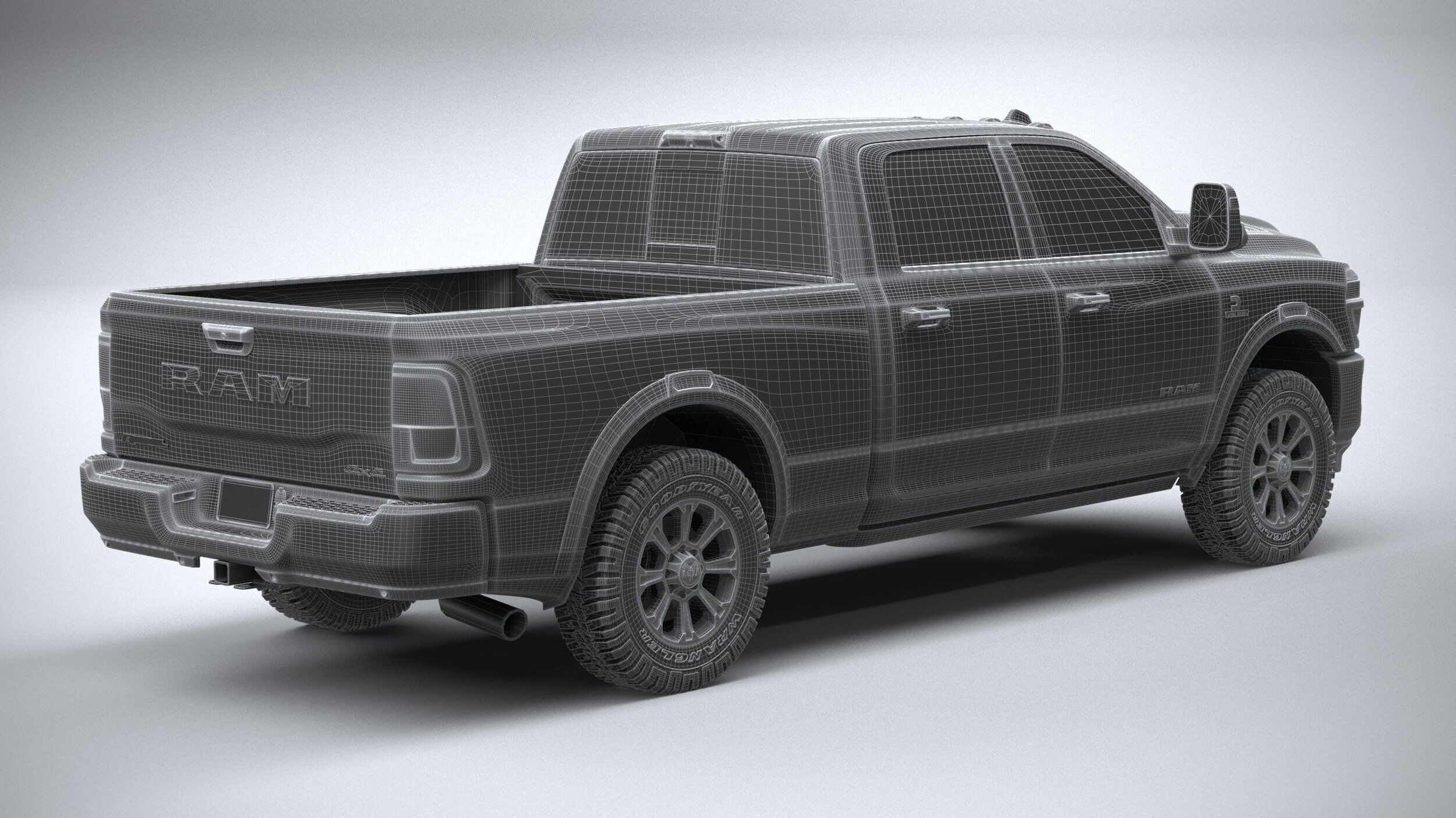 RAM Heavy Duty 2025 3D model_27