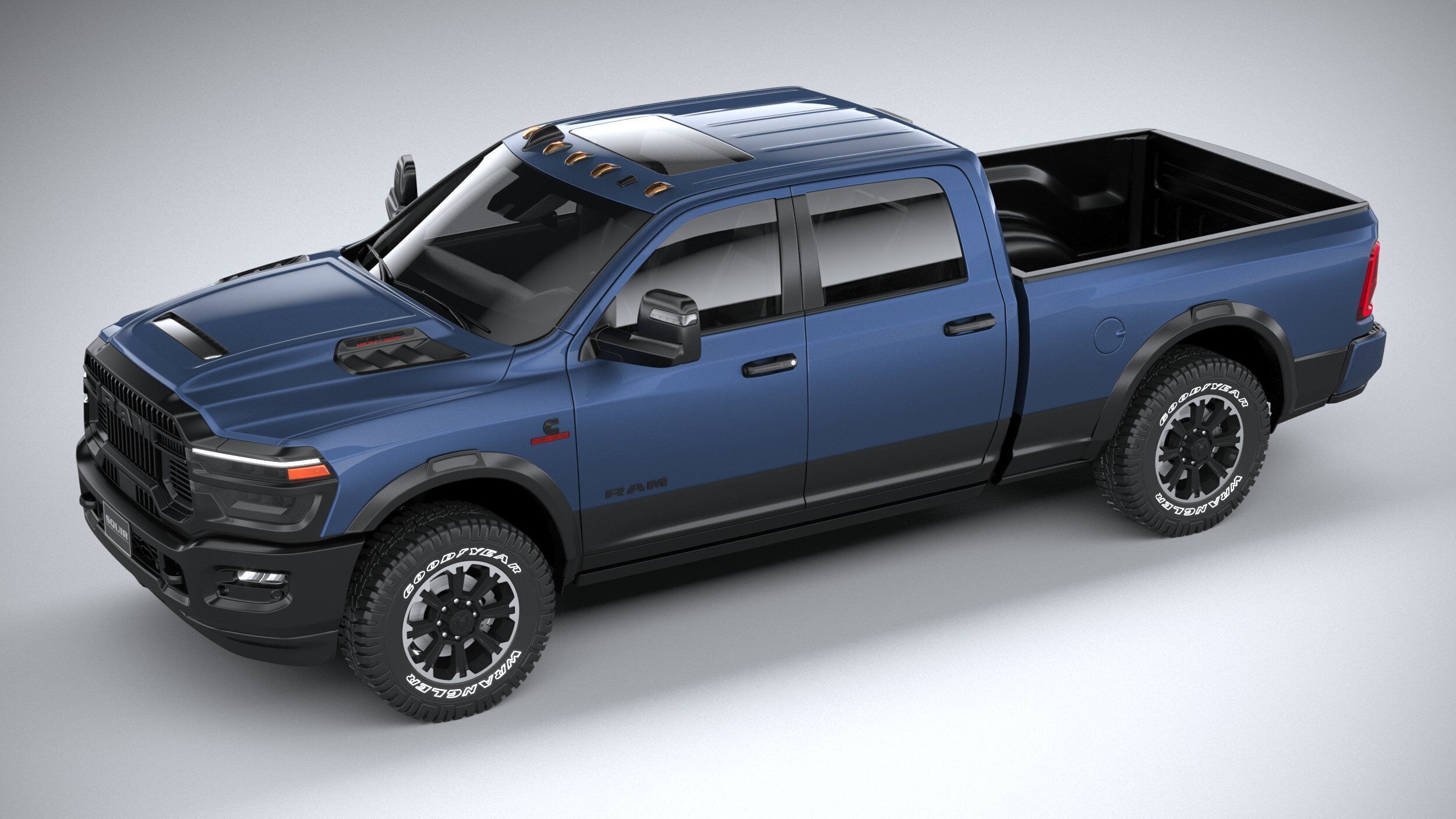 RAM Heavy Duty 2025 3D model_7