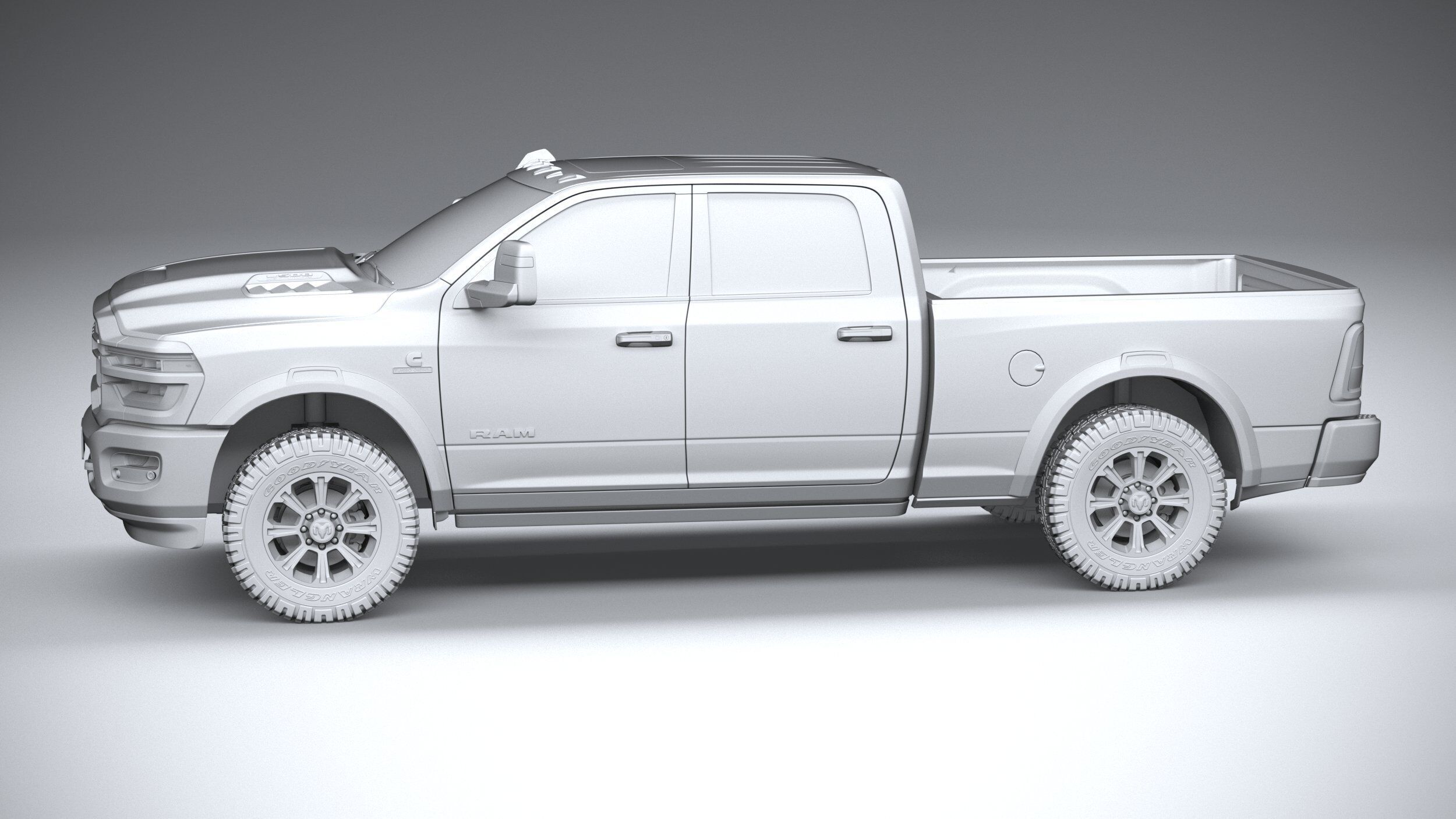 RAM Heavy Duty 2025 3D model_22