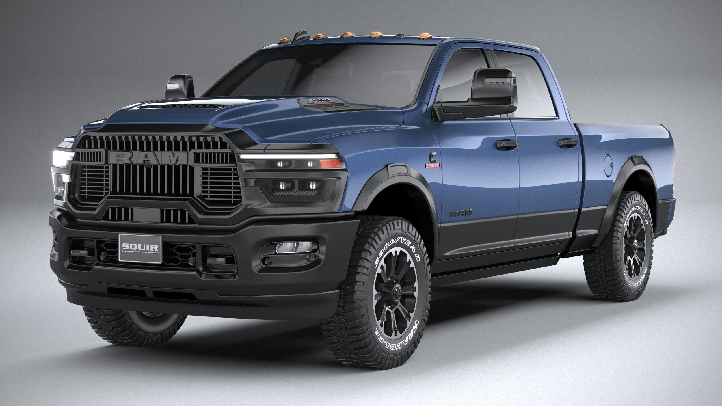 RAM Heavy Duty 2025 3D model_2