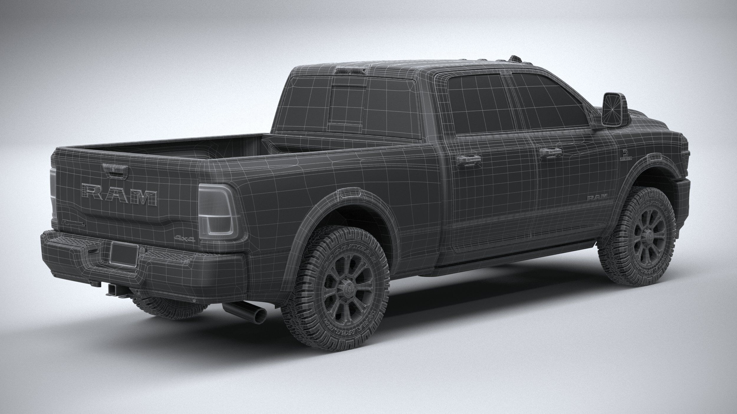 RAM Heavy Duty 2025 3D model_29