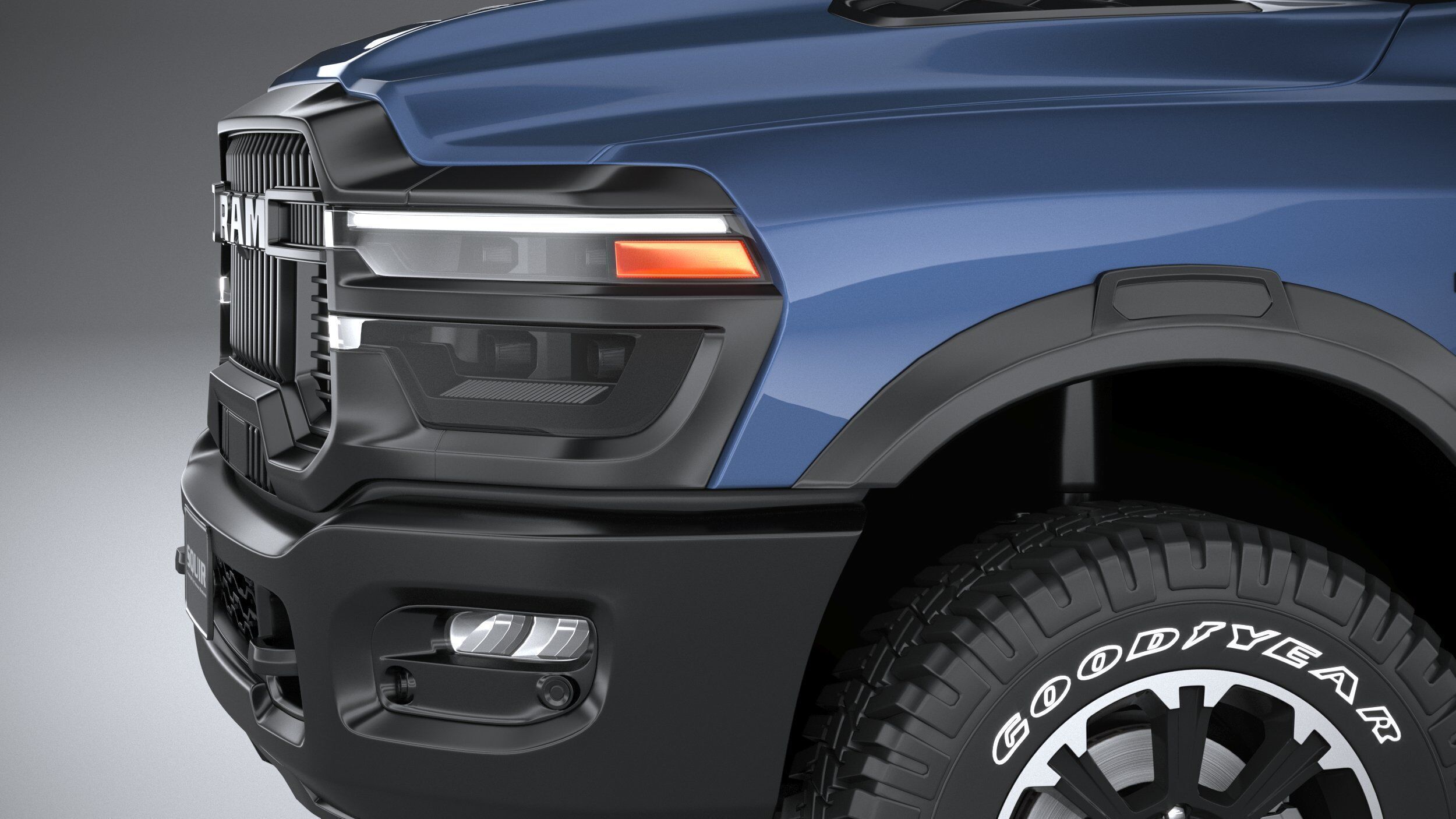 RAM Heavy Duty 2025 3D model_3