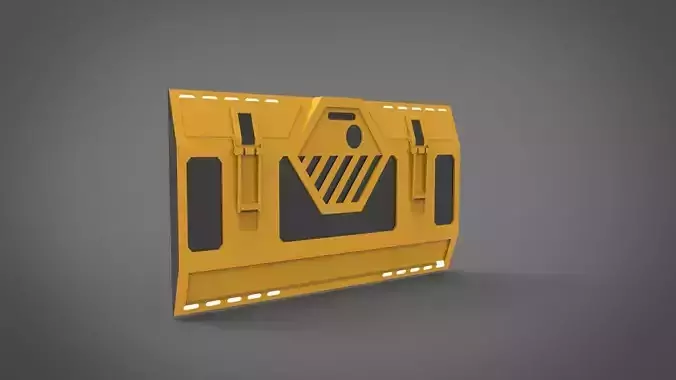 sci-fi wall architect kitbash 1