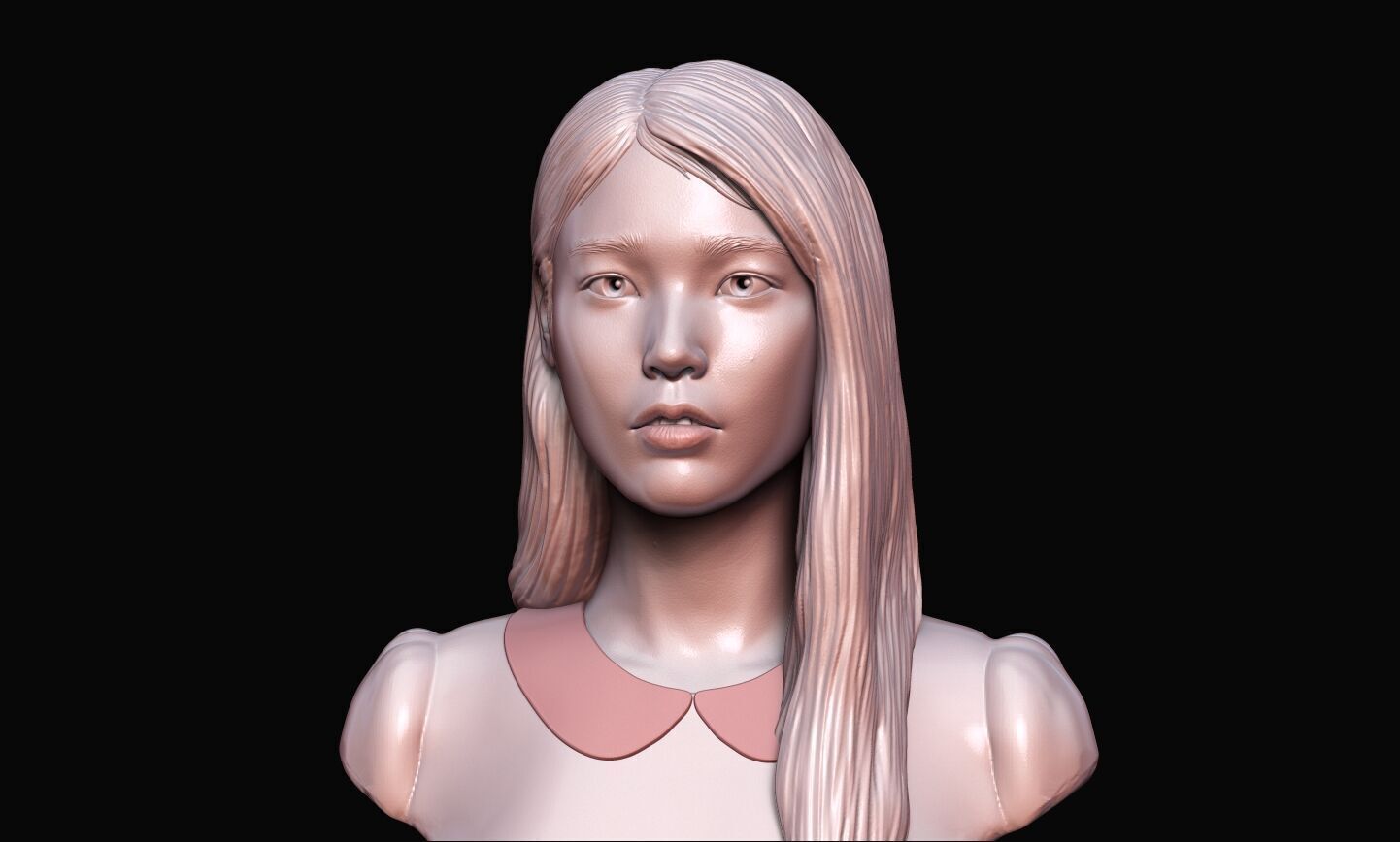 IU Lee Ji-eun Bust 3D print model_21