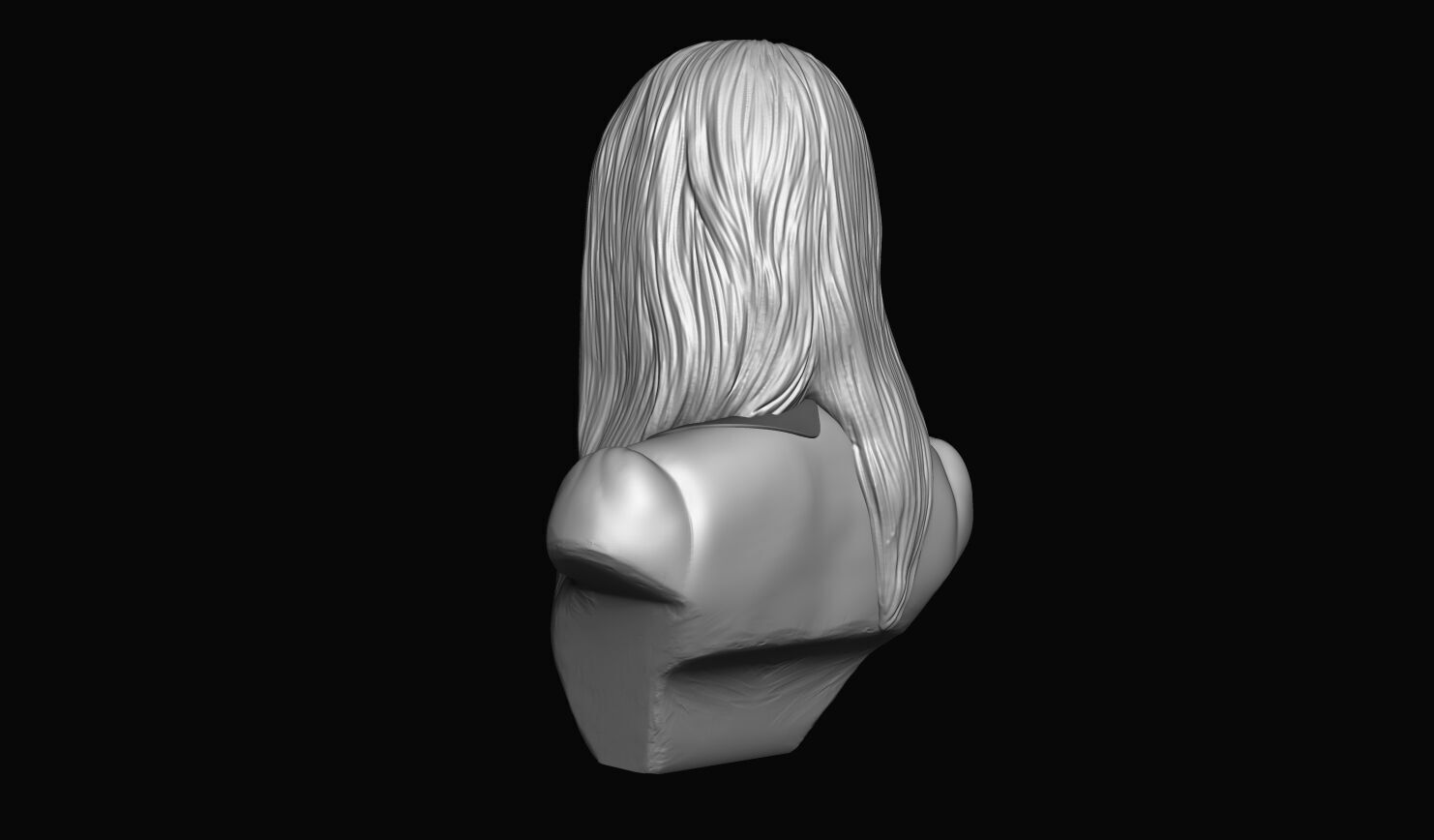 IU Lee Ji-eun Bust 3D print model_18