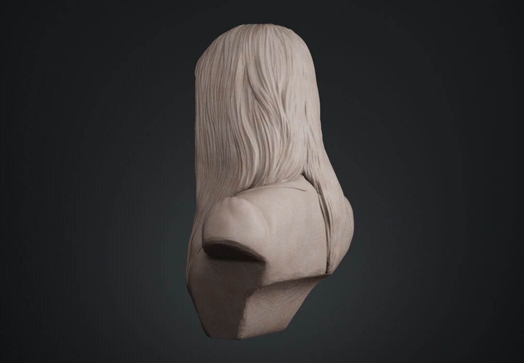 IU Lee Ji-eun Bust 3D print model_13