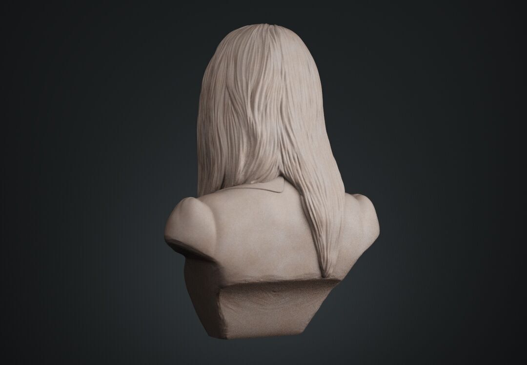 IU Lee Ji-eun Bust 3D print model_12