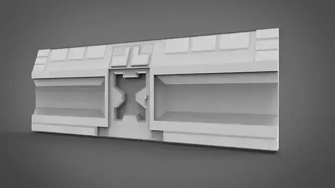 sci-fi wall architect kitbash 2