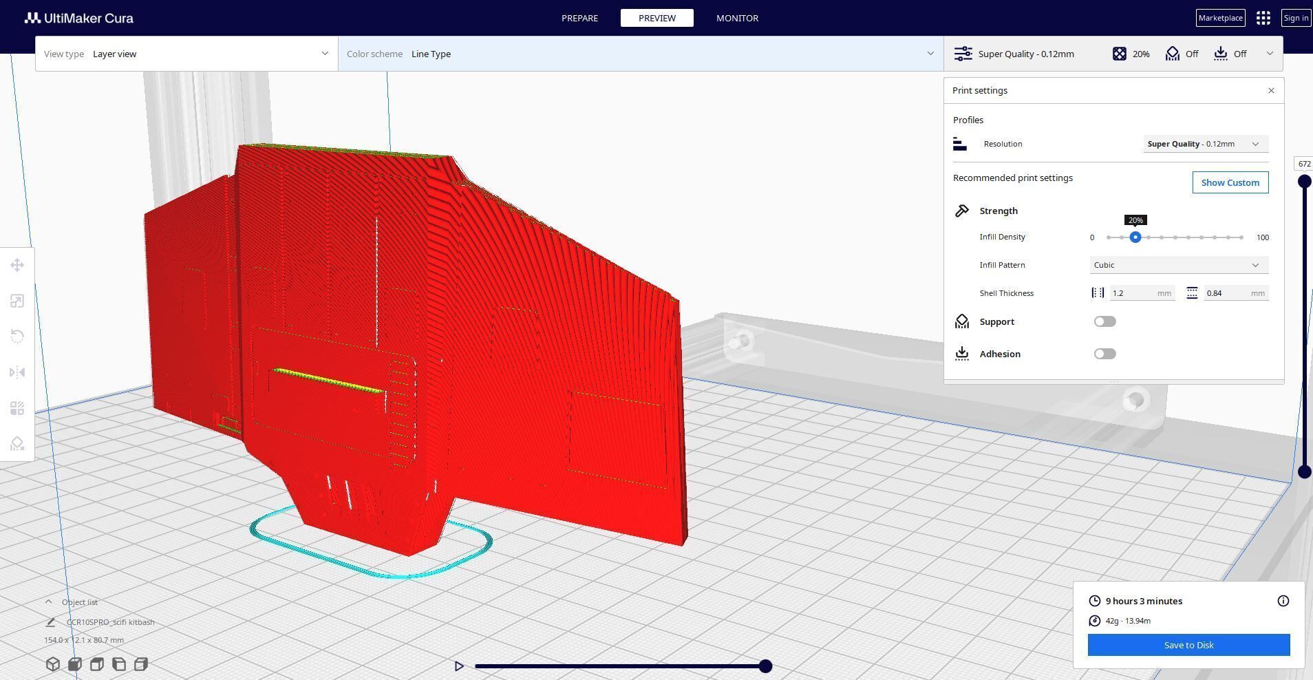 sci-fi wall architect kitbash 3 3D print model_2