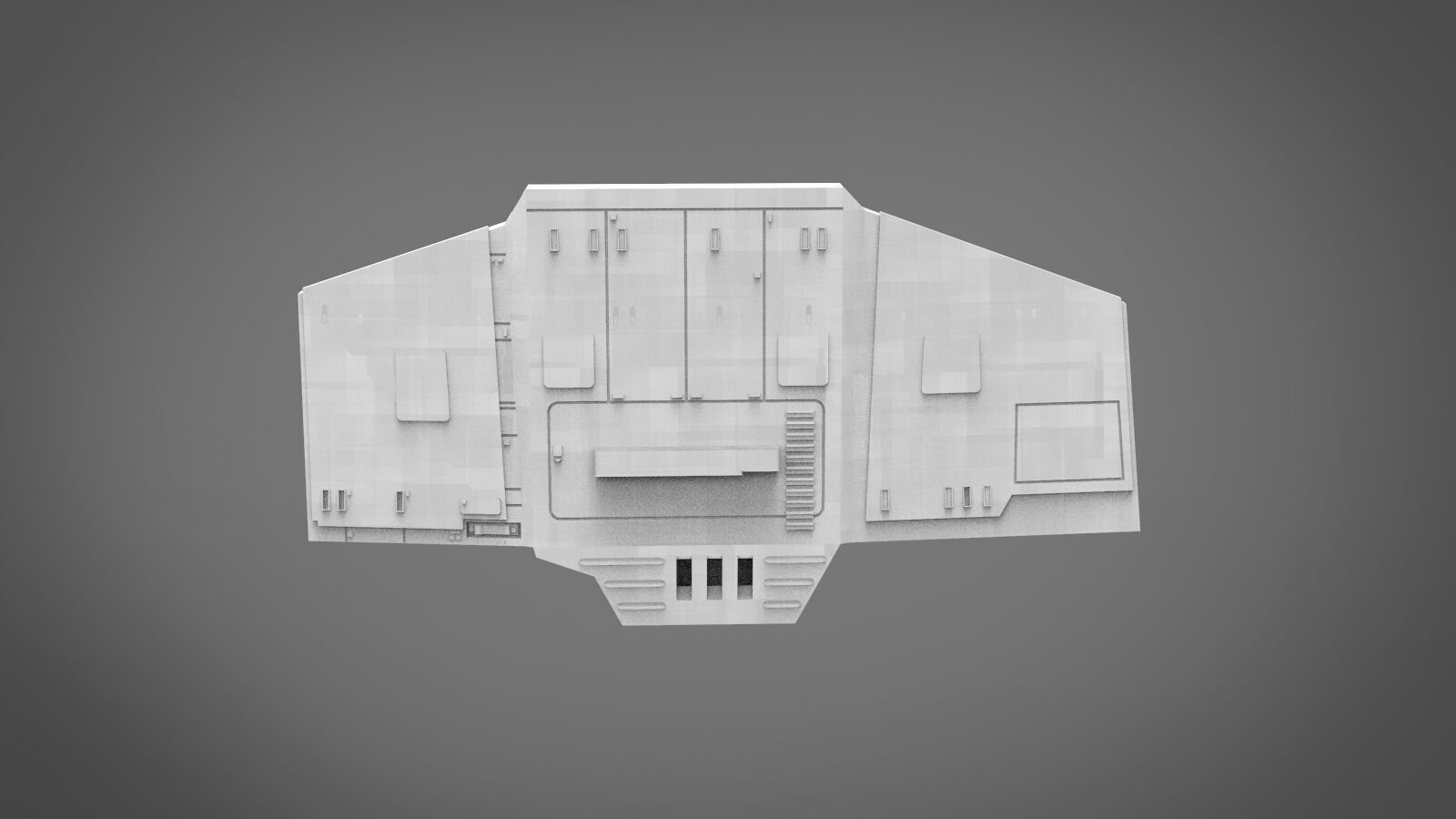 sci-fi wall architect kitbash 3 3D print model_4