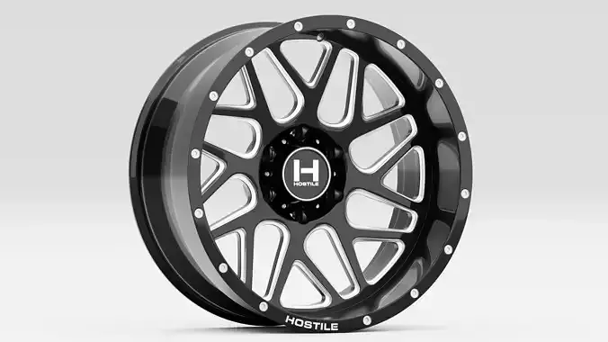 Hostile Sprocket H108 Rim 3D model