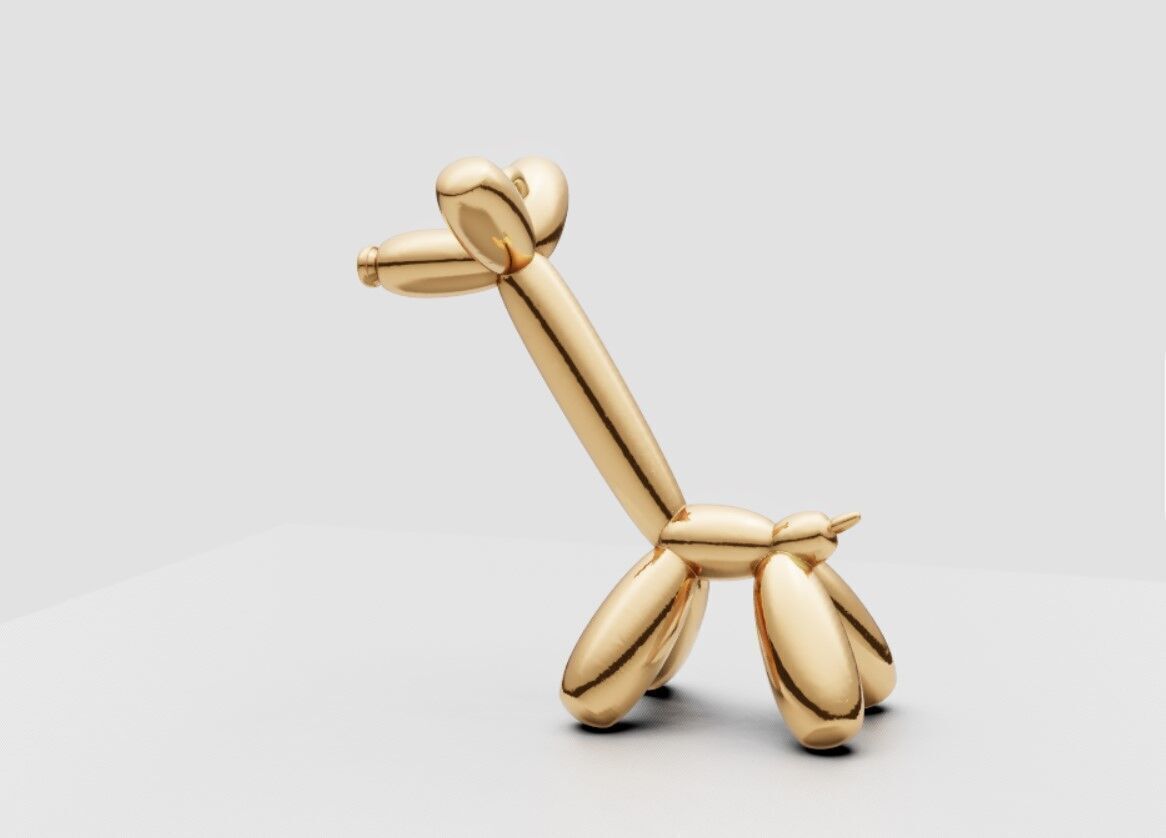 Giraffe Balloon 3D print model_3
