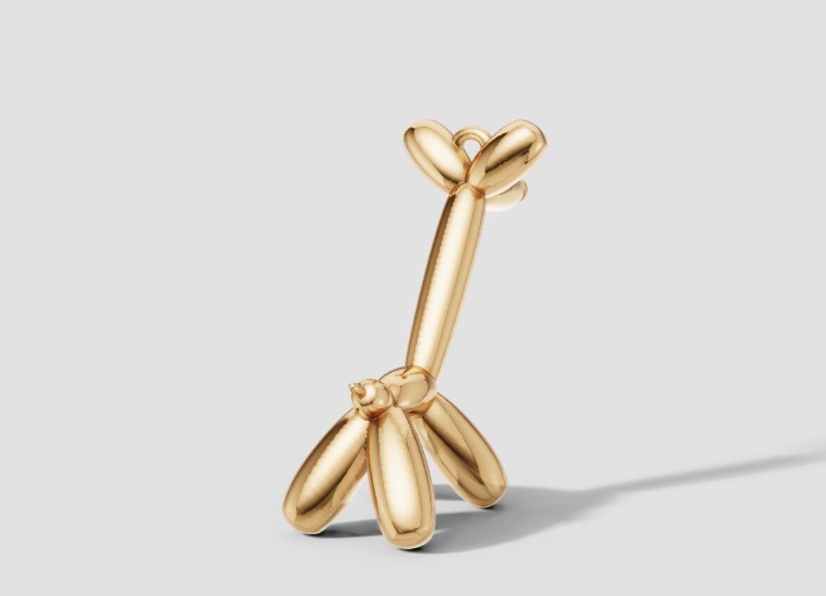 Giraffe Balloon 3D print model_5