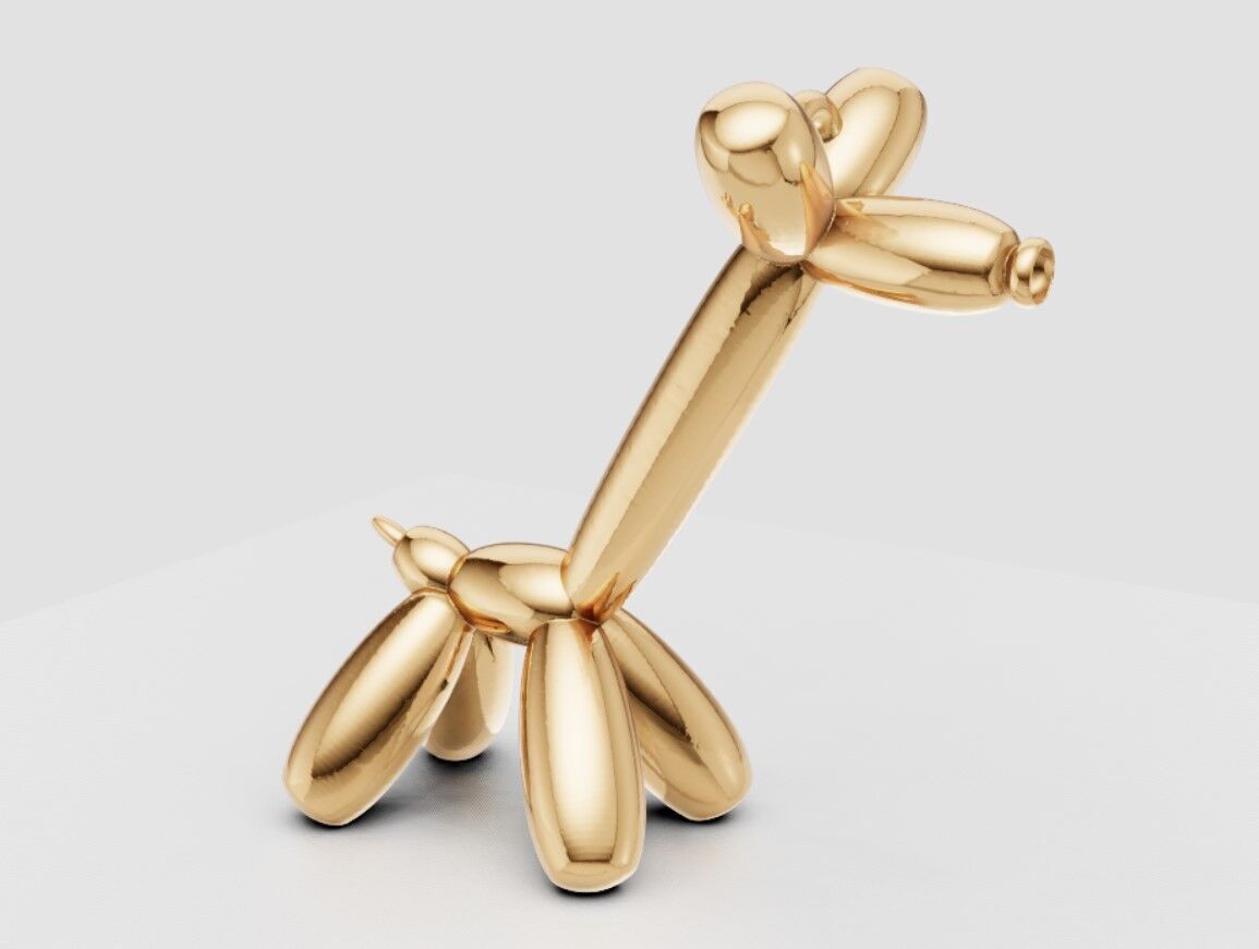 Giraffe Balloon 3D print model_4
