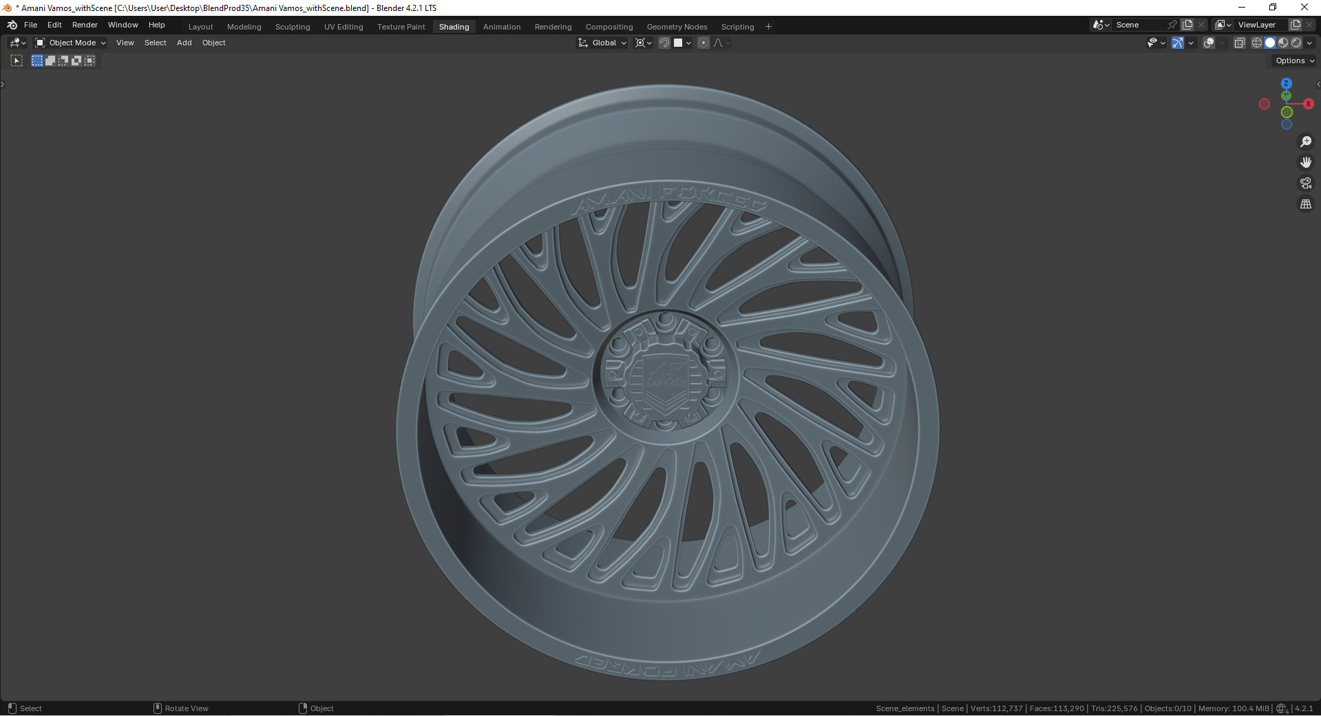 Amani Vamos Rim 3D model_12