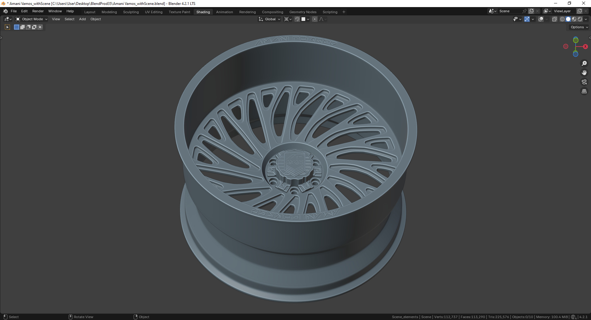Amani Vamos Rim 3D model_9