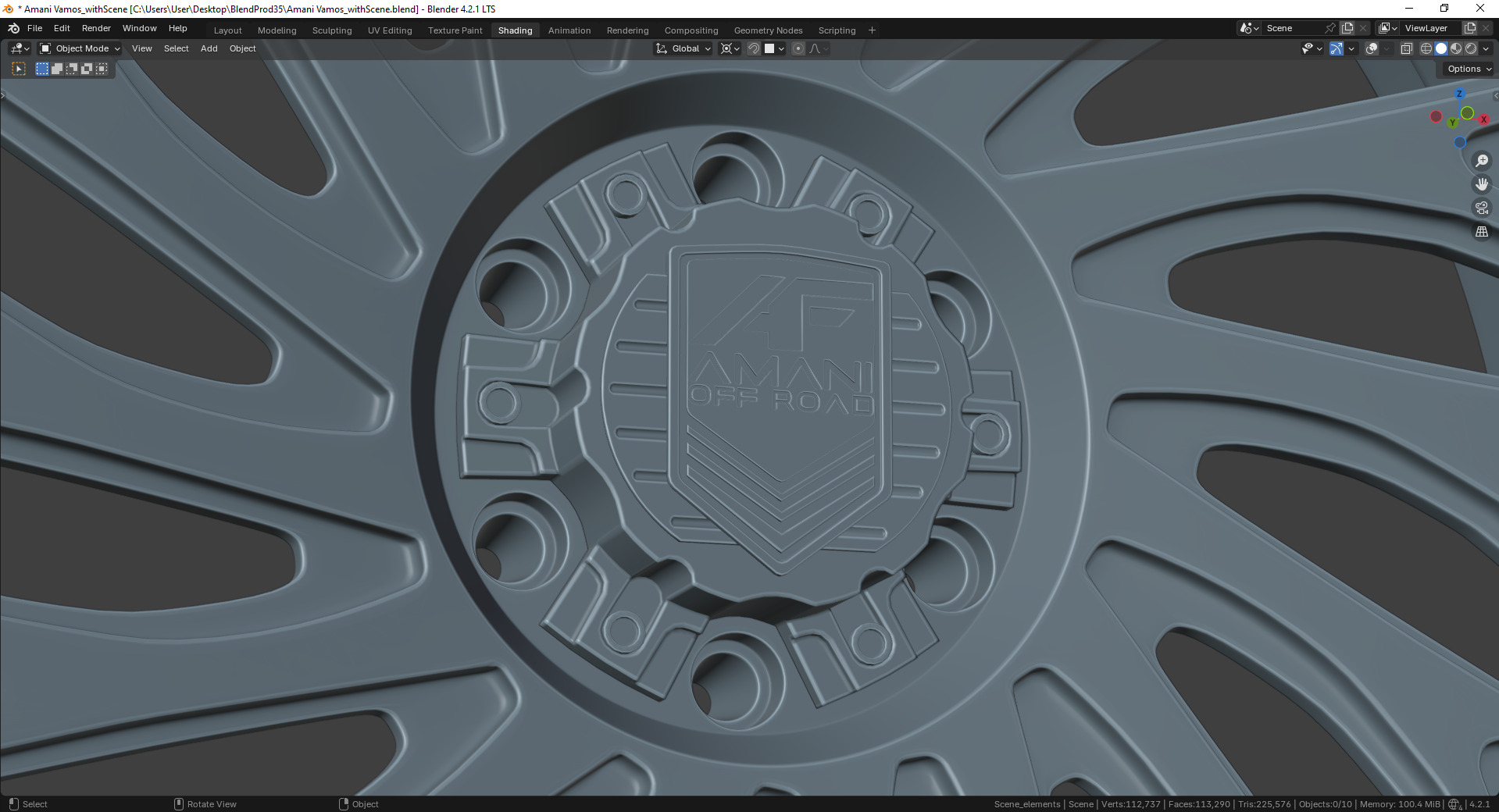 Amani Vamos Rim 3D model_10