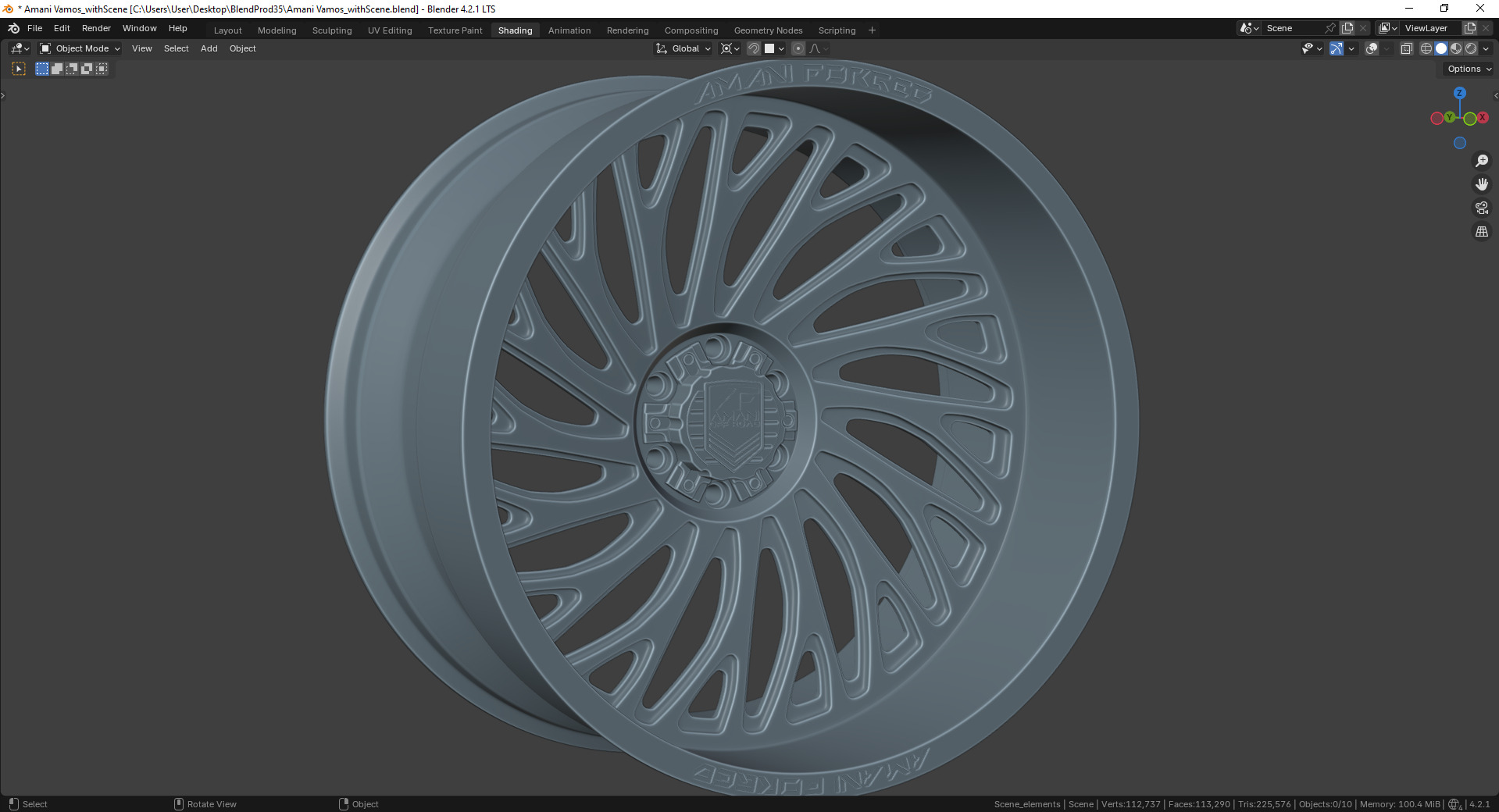Amani Vamos Rim 3D model_6