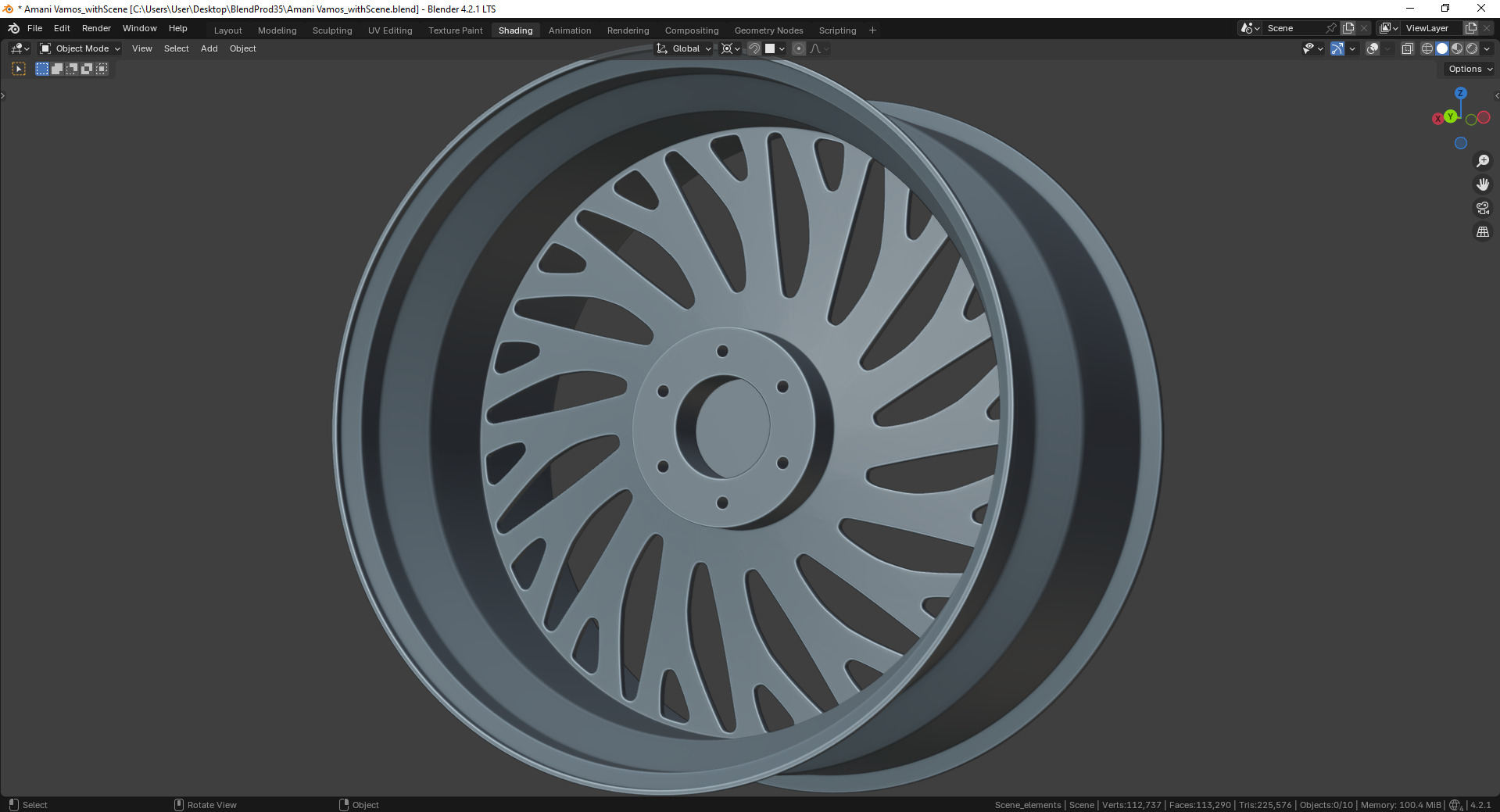 Amani Vamos Rim 3D model_8