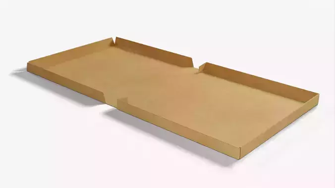 6 inch Kraft Paper Full Open Pizza Box