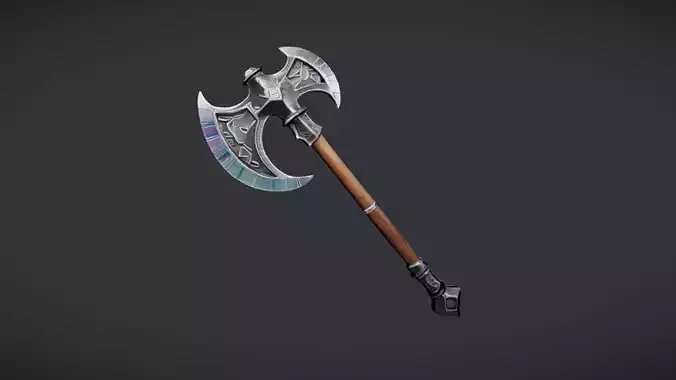 Decorative fantasy battle axe
