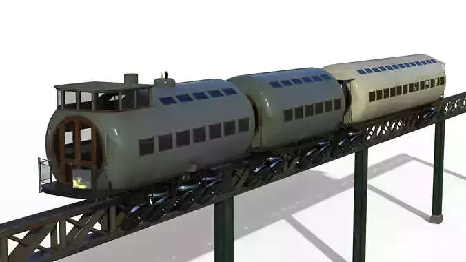 Meigs Elevated Railway 3D model