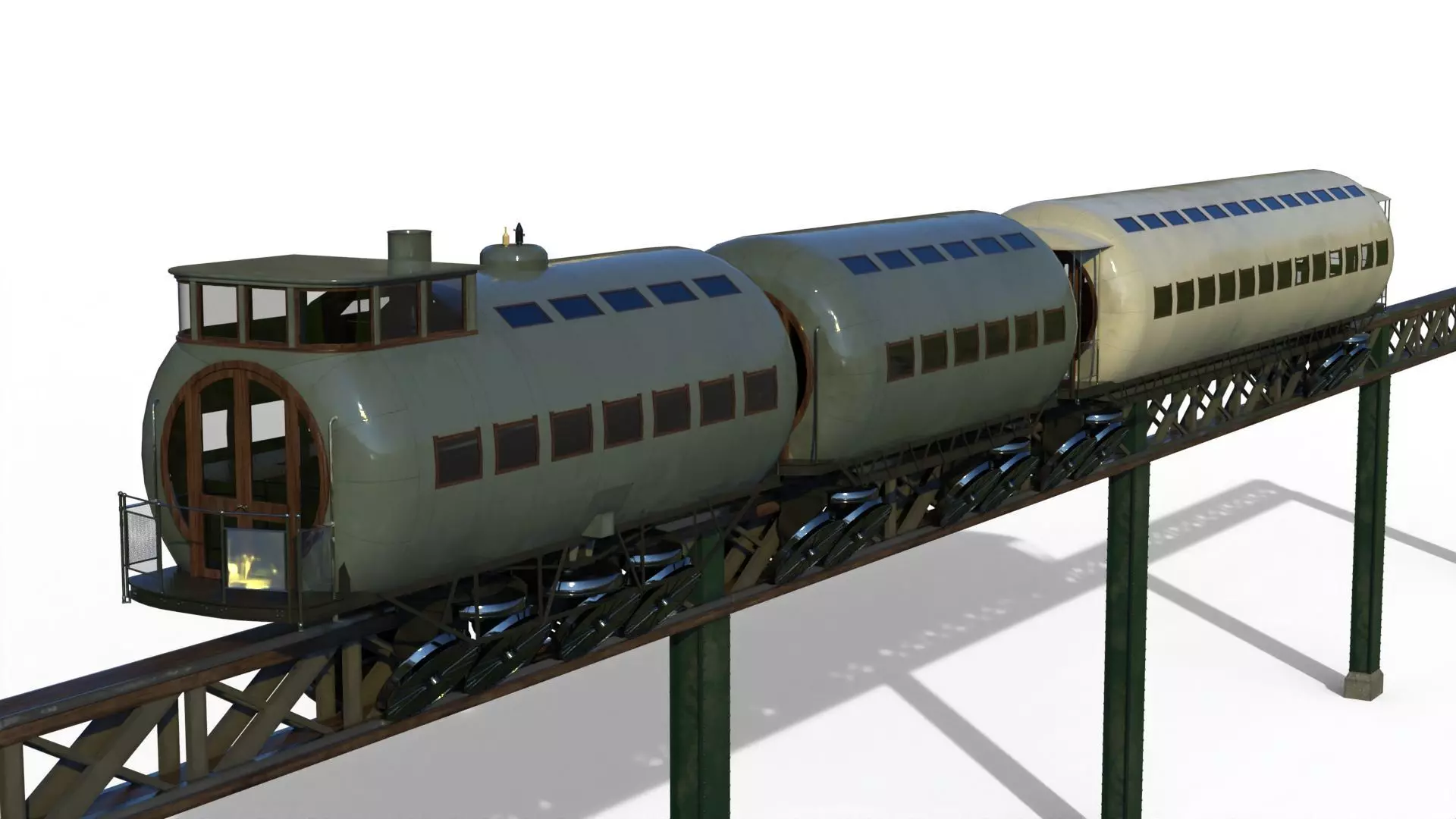 Meigs Elevated Railway 3D model_0