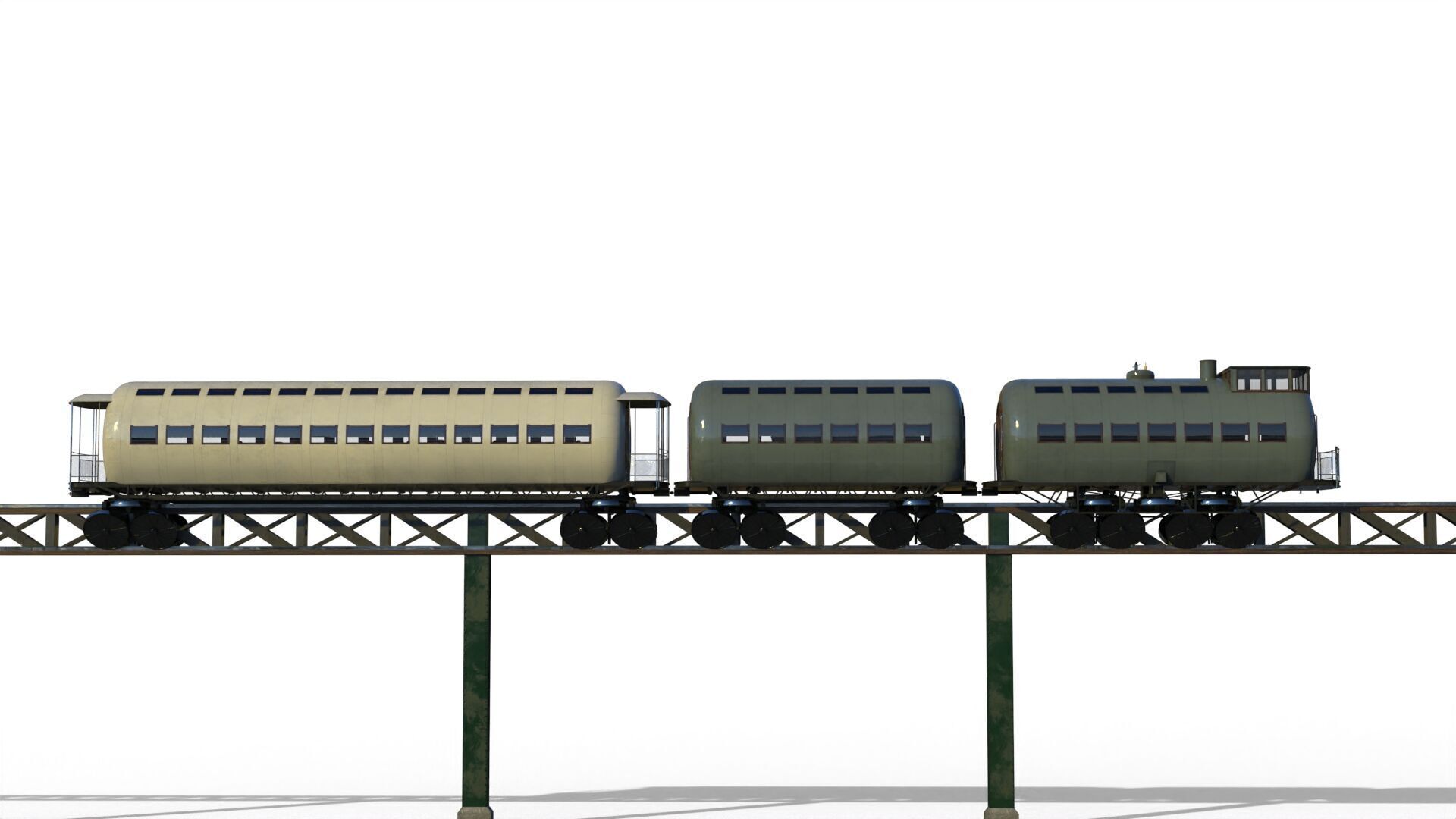 Meigs Elevated Railway 3D model_1