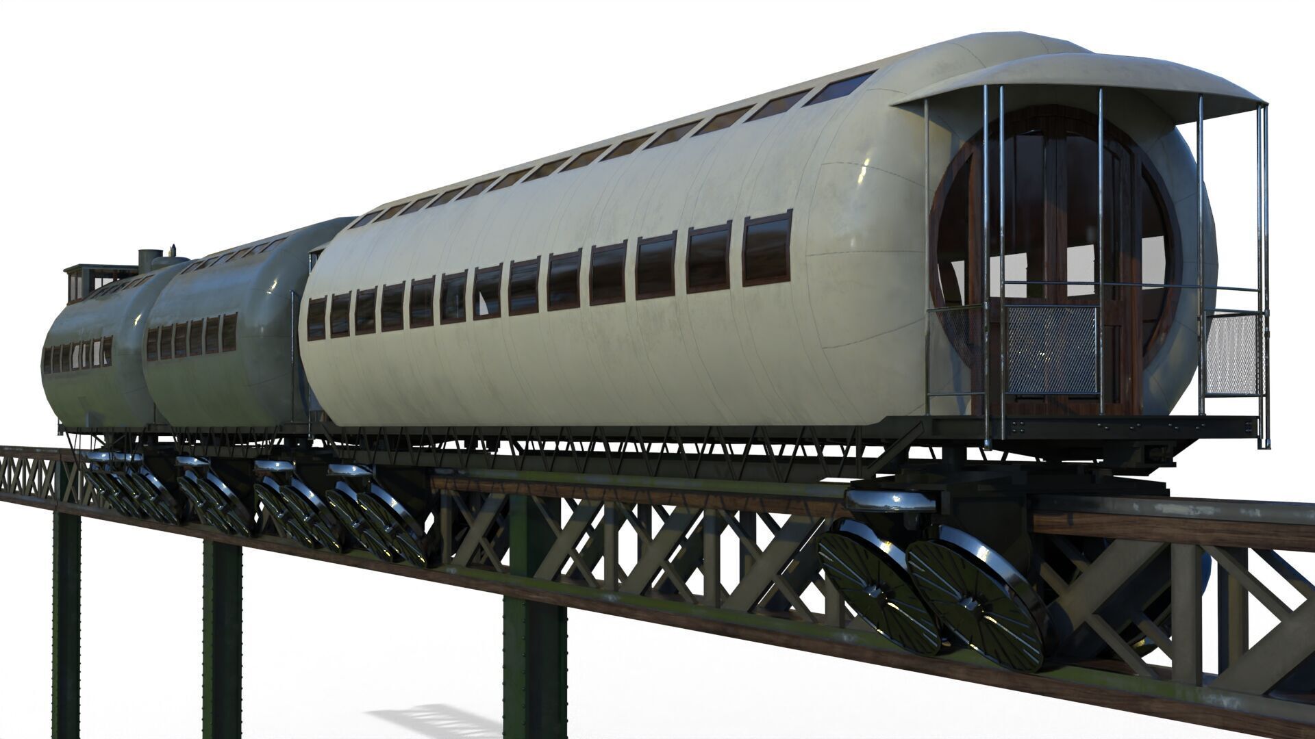 Meigs Elevated Railway 3D model_3