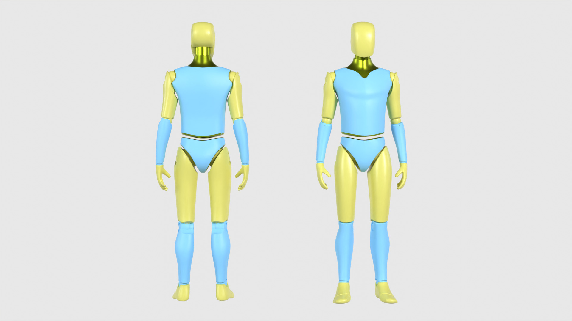 Humanoid AI Robot 3D model  3D model_4