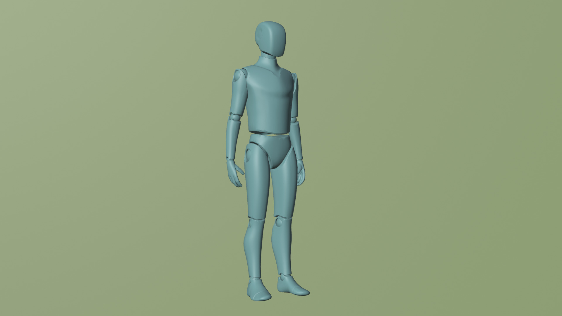 Humanoid AI Robot 3D model  3D model_1