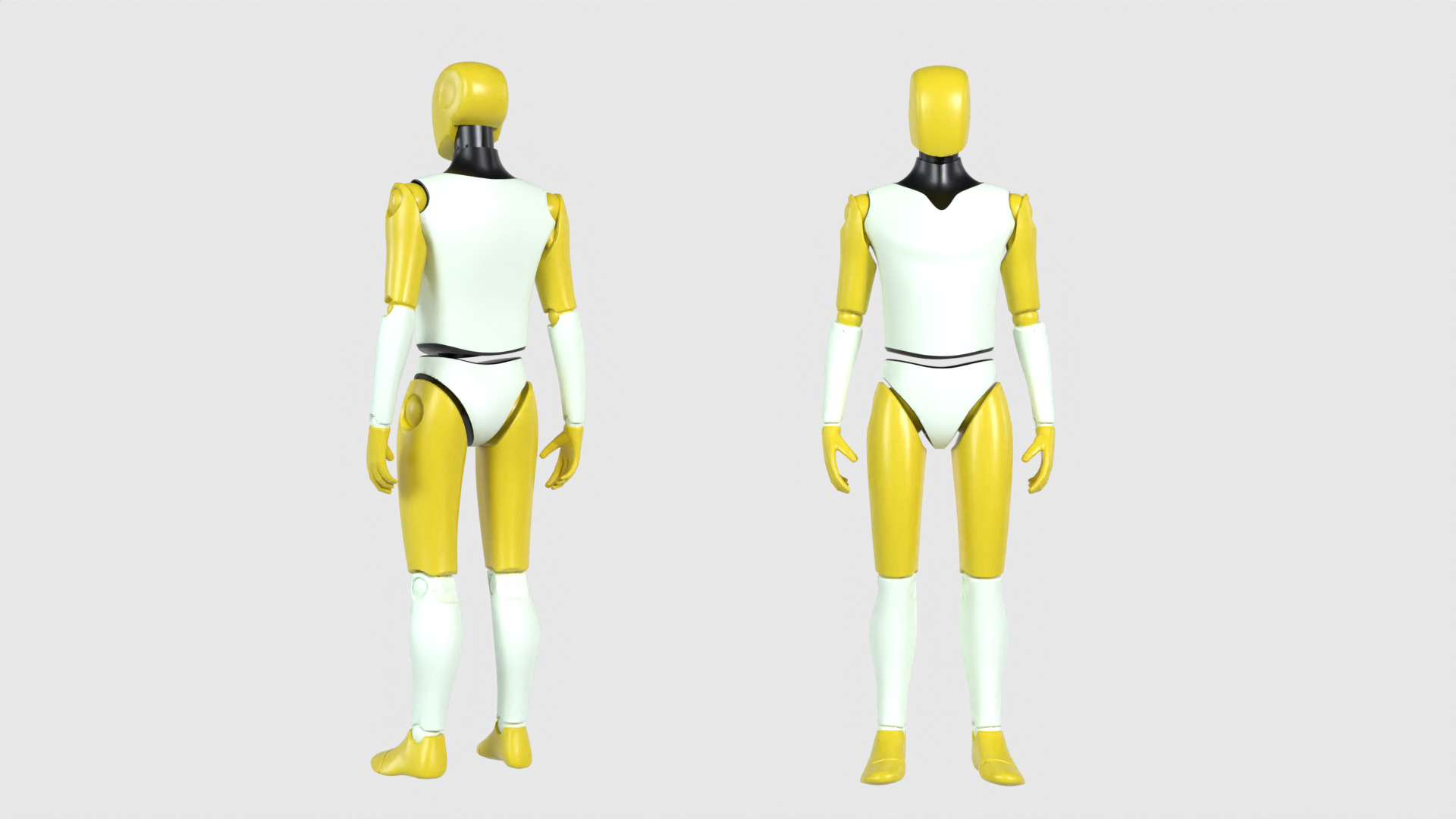 Humanoid AI Robot 3D model  3D model_3