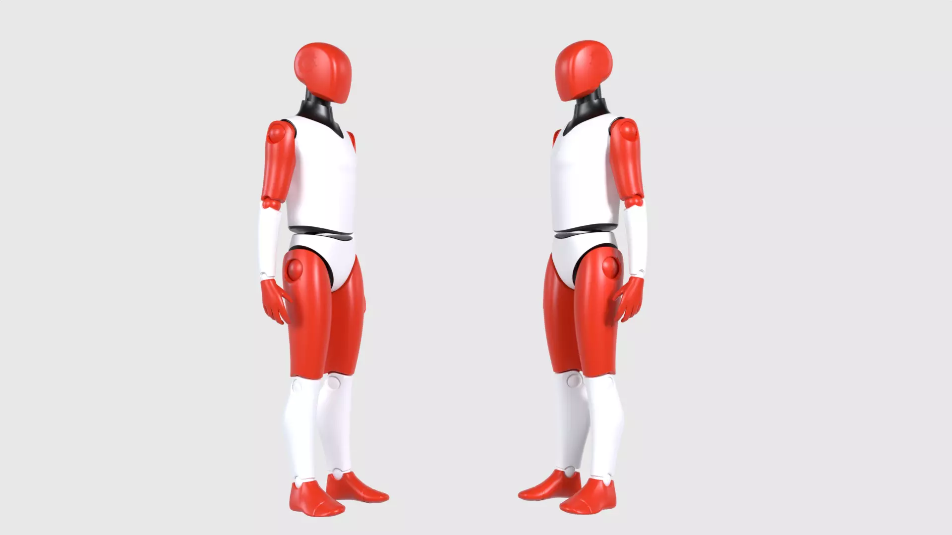 Humanoid AI Robot 3D model  3D model_0