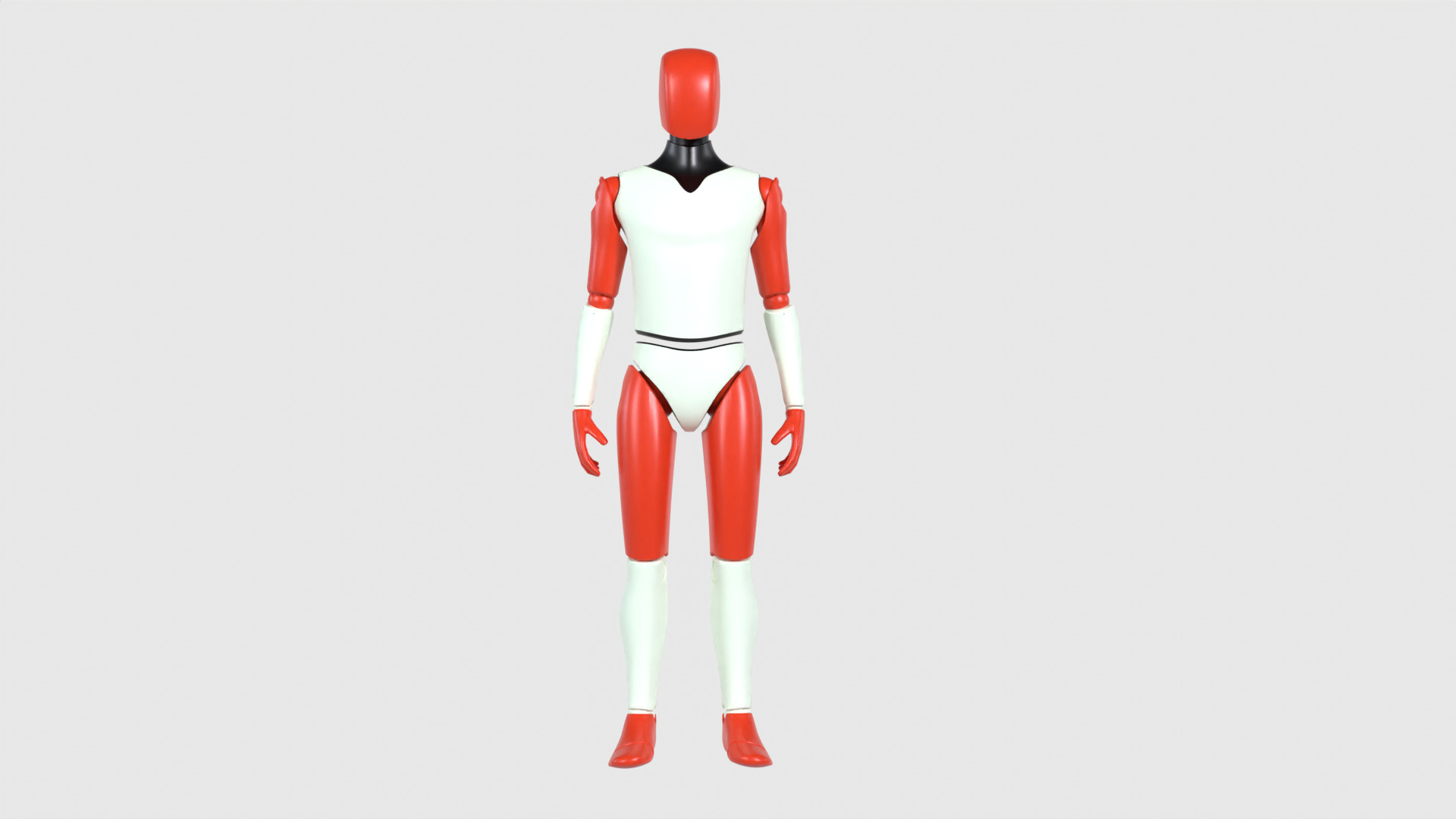 Humanoid AI Robot 3D model  3D model_2