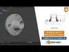 All Type of Piping Flanges ASME Standard  3D model_6