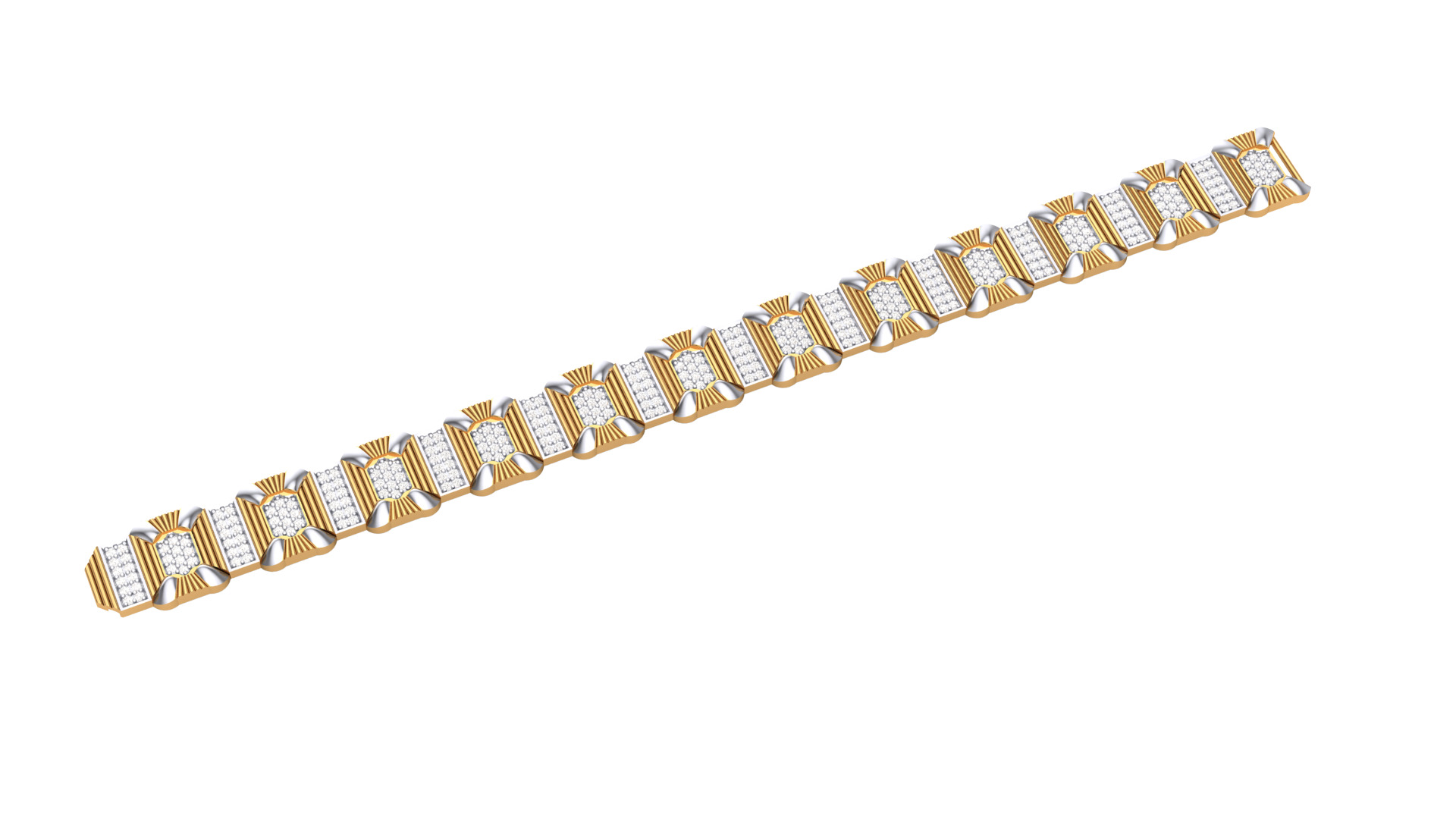 Gent Light Bracelet 3D Model 3D print model_28