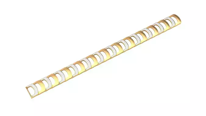 Gent Light Bracelet 3D Model 3D print model