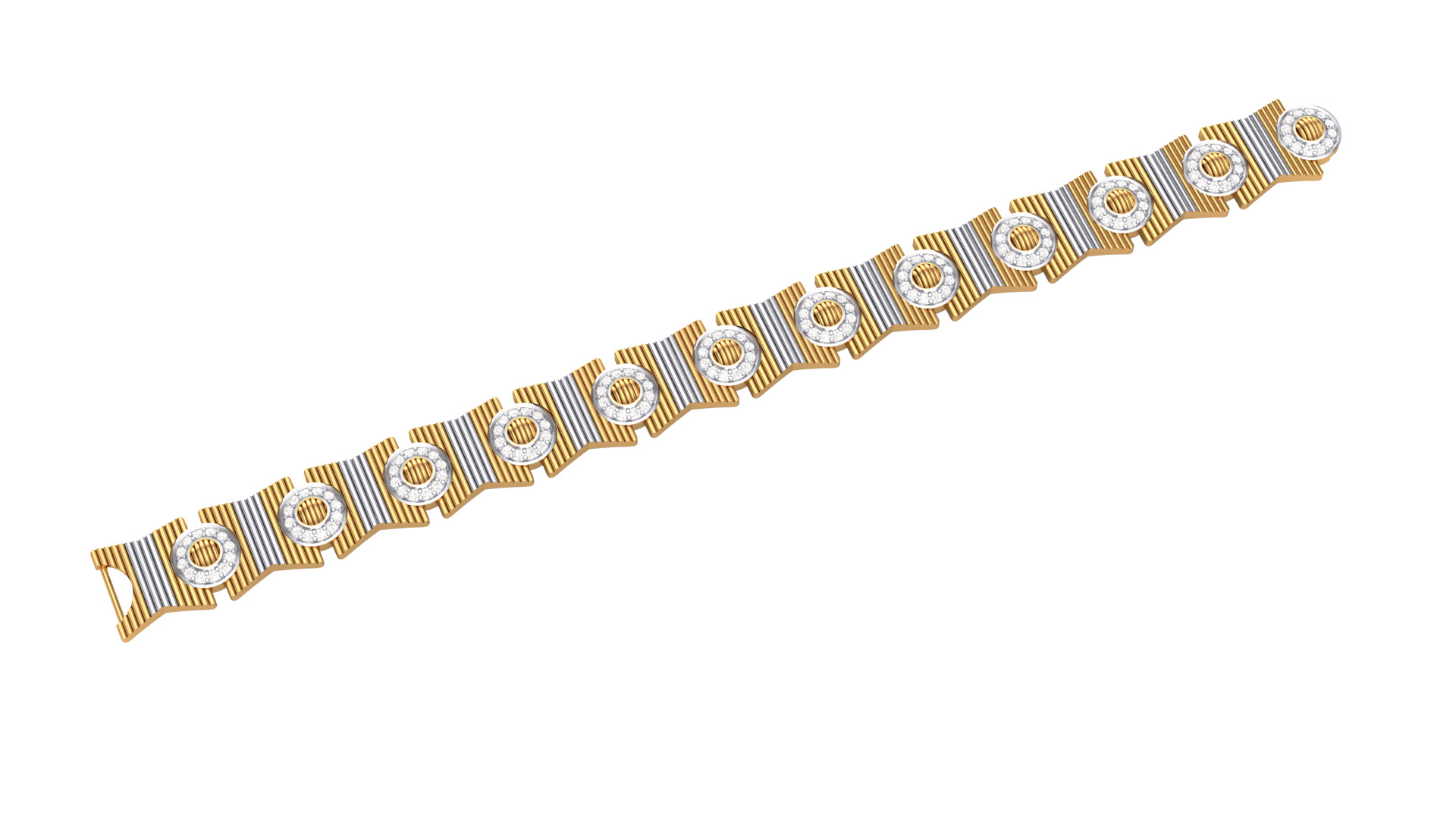 Gent Light Bracelet 3D Model 3D print model_23